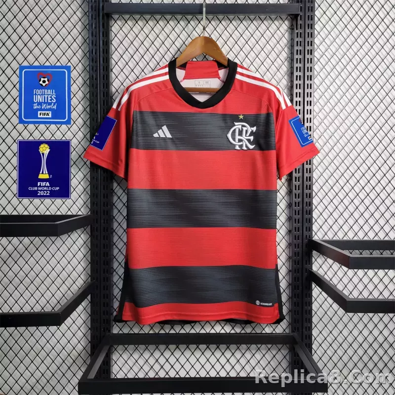 23-24 CR Flamengo Home Jersey Fan Edition - detail