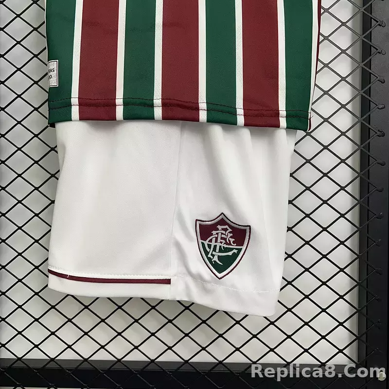 25-26 Fluminense FC Home Kids Kit Jersey+Shorts - detail