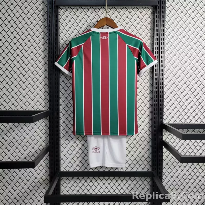 23-24 Fluminense FC Home Kids Kit Jersey+Shorts - detail