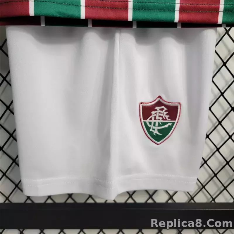 23-24 Fluminense FC Home Kids Kit Jersey+Shorts - detail