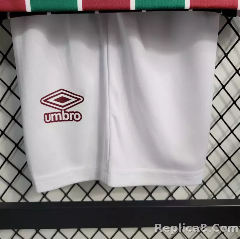 23-24 Fluminense FC Home Kids Kit Jersey+Shorts - detail