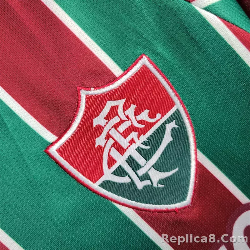 23-24 Fluminense FC Home Kids Kit Jersey+Shorts - detail