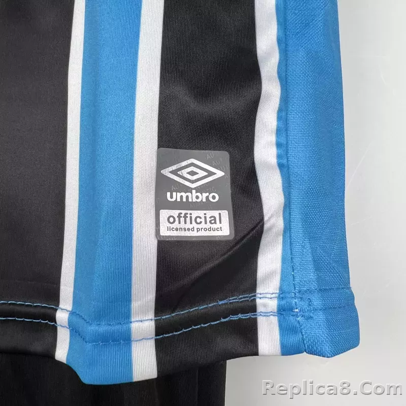 23-24 Grêmio FBPA Home Kids Kit Jersey+Shorts - detail