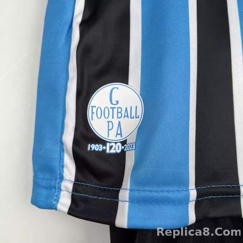 23-24 Grêmio FBPA Home Kids Kit Jersey+Shorts - detail