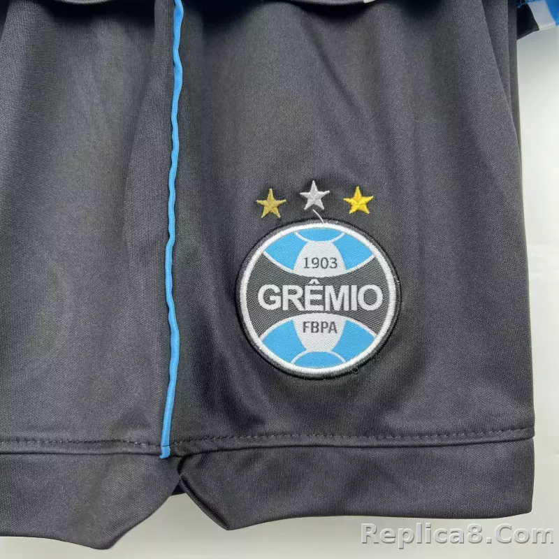 23-24 Grêmio FBPA Home Kids Kit Jersey+Shorts - detail