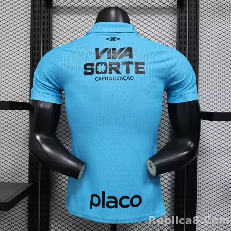 25-26 Santos FC Second Away Soccer Jersey with All Sponsors Player Version - detail