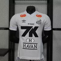 25-26 Santos FC Home Soccer Jersey with All Sponsors Player Version - view 1