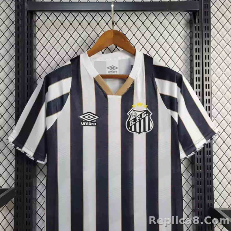 24-25 Santos FC Away Soccer Jersey - detail