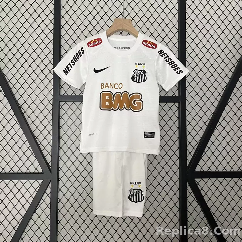 Santos FC 2011/12 Santos FC Home Retro Kids Kit Jersey+Shorts vs The Original: A Detailed Comparison