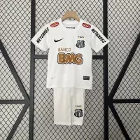 2011/12 Santos FC Home Retro Kids Kit Jersey+Shorts - view 1