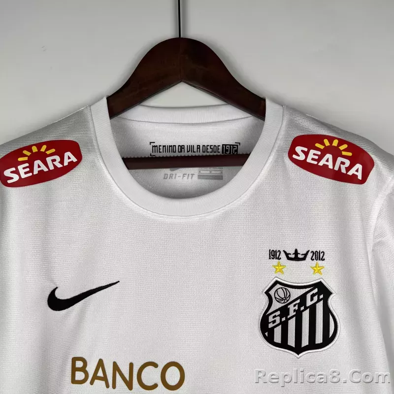 2012/13 Santos FC Home Retro Jersey - detail