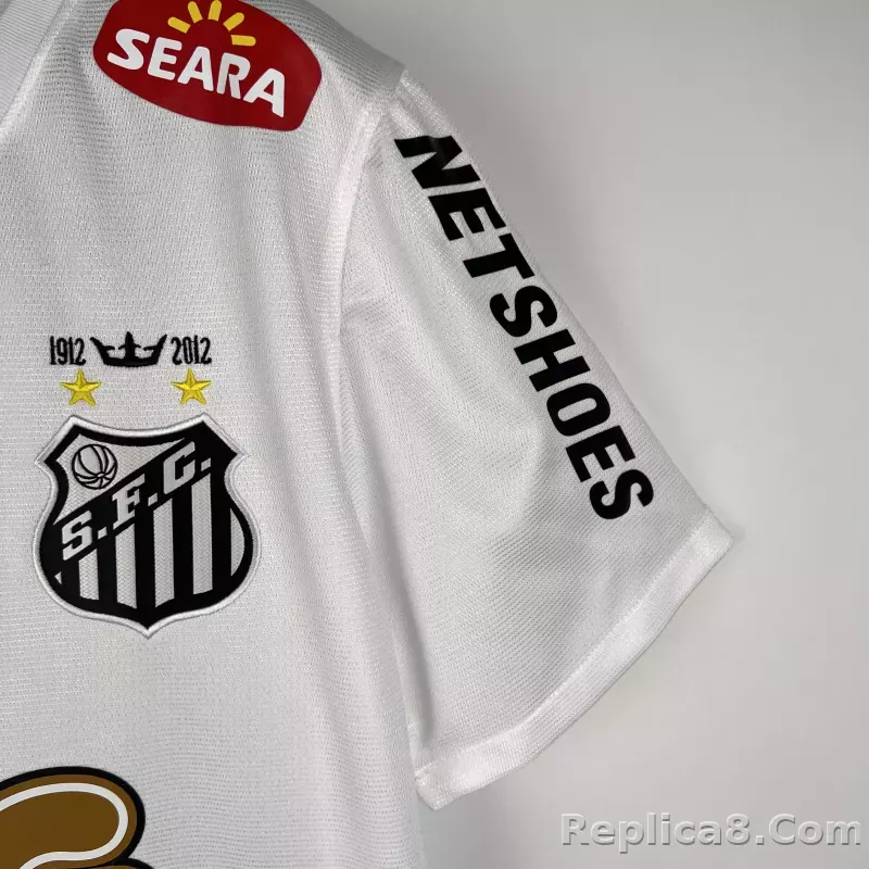 2012/13 Santos FC Home Retro Jersey - detail