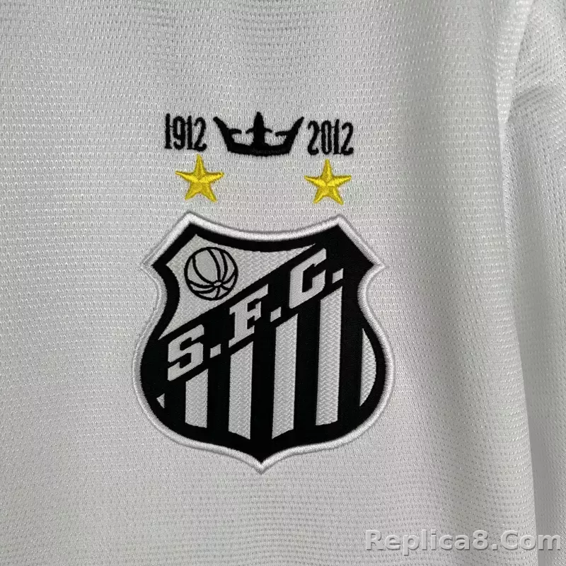 2012/13 Santos FC Home Retro Jersey - detail
