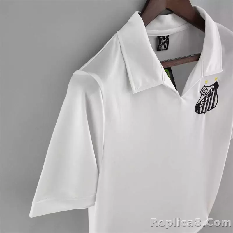 1970 Santos FC Home Retro Jersey - detail