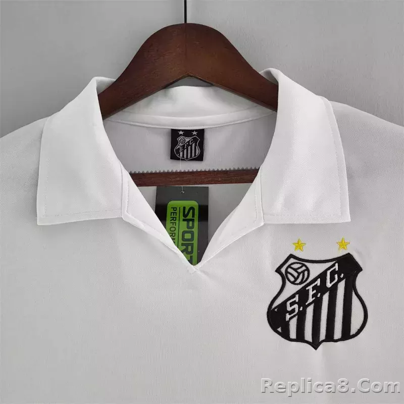 1970 Santos FC Home Retro Jersey - detail