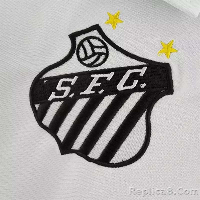 1970 Santos FC Home Retro Jersey - detail