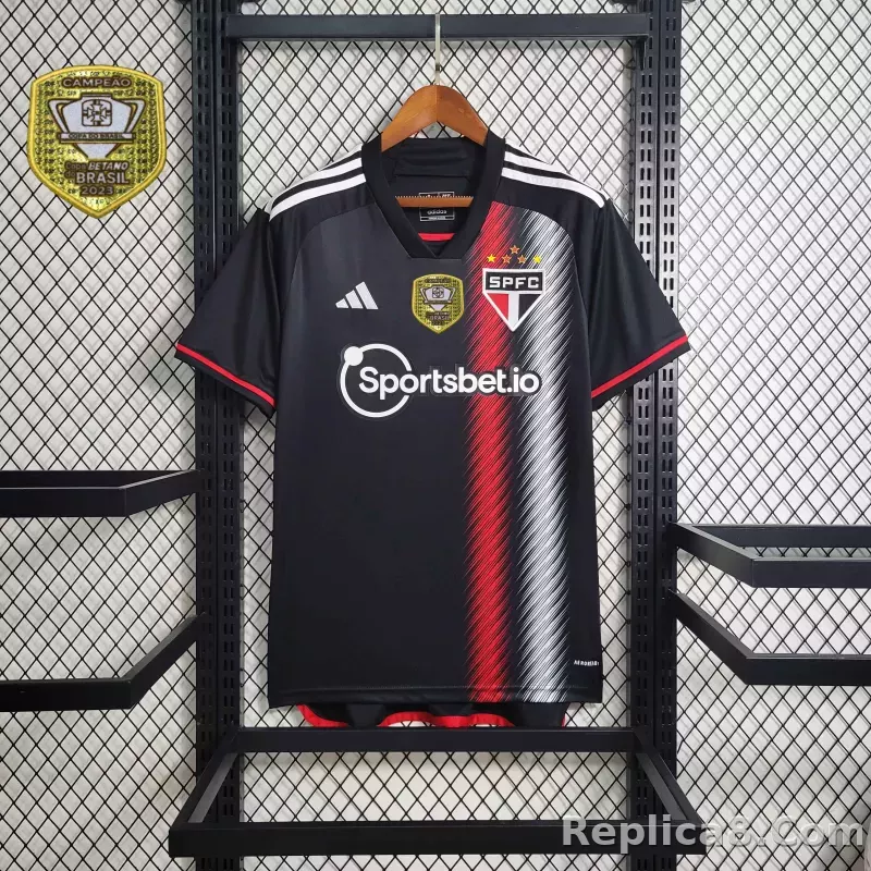 23-24 Sao Paulo FC Third Away Soccer Jersey - detail