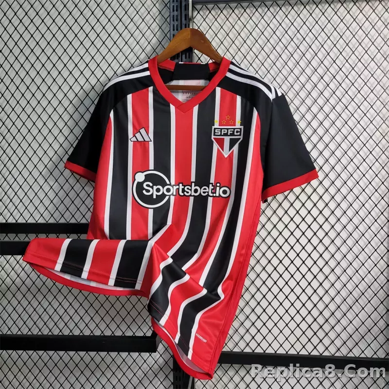23-24 Sao Paulo FC Away Soccer Jersey - detail
