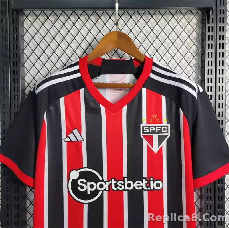 23-24 Sao Paulo FC Away Soccer Jersey - detail