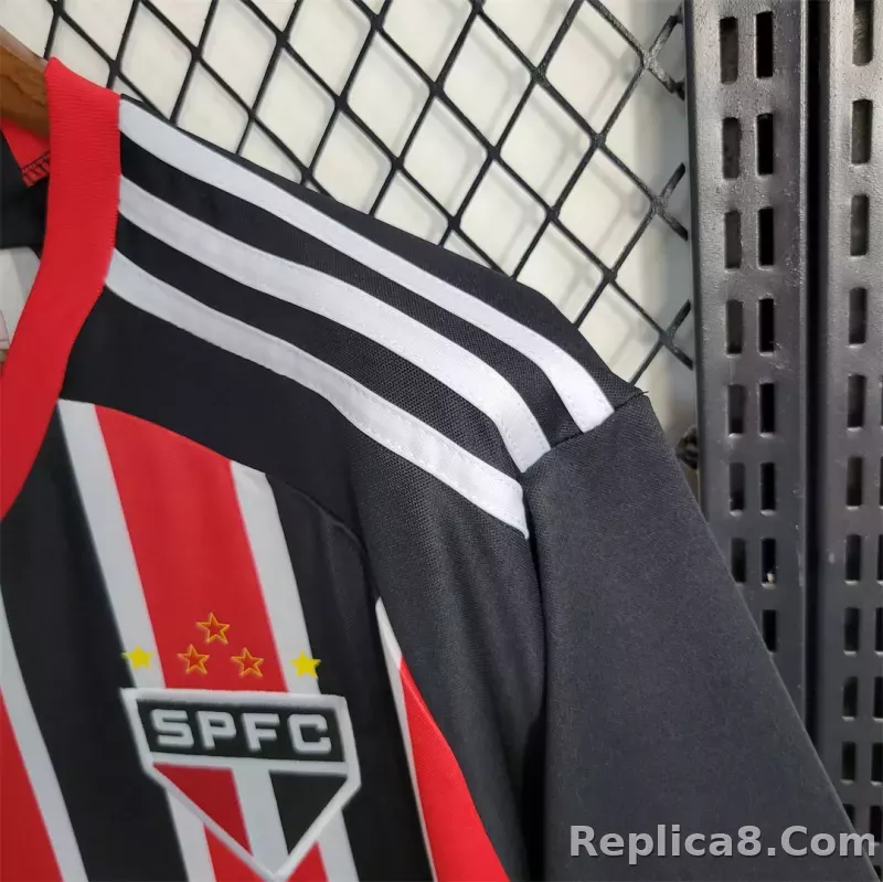23-24 Sao Paulo FC Away Soccer Jersey - detail