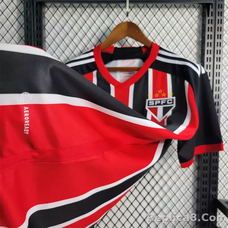 23-24 Sao Paulo FC Away Soccer Jersey - detail