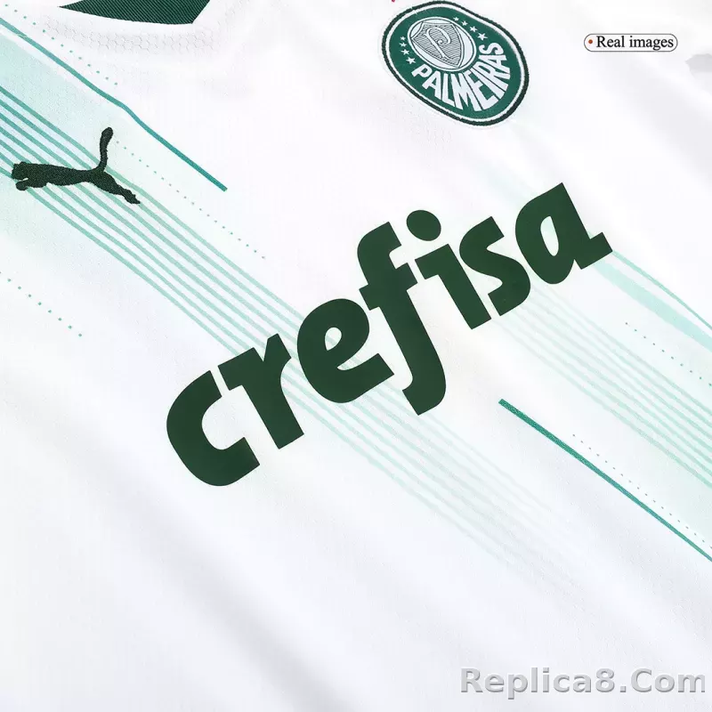 23-24 SE Palmeiras Away Kids Kit Jersey+Shorts - detail