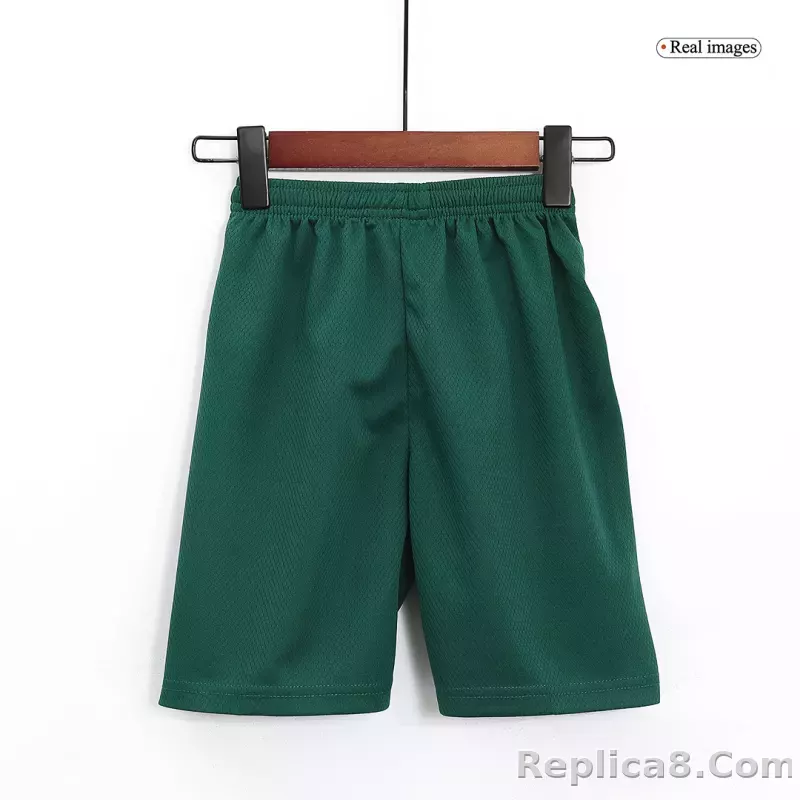 23-24 SE Palmeiras Away Kids Kit Jersey+Shorts - detail