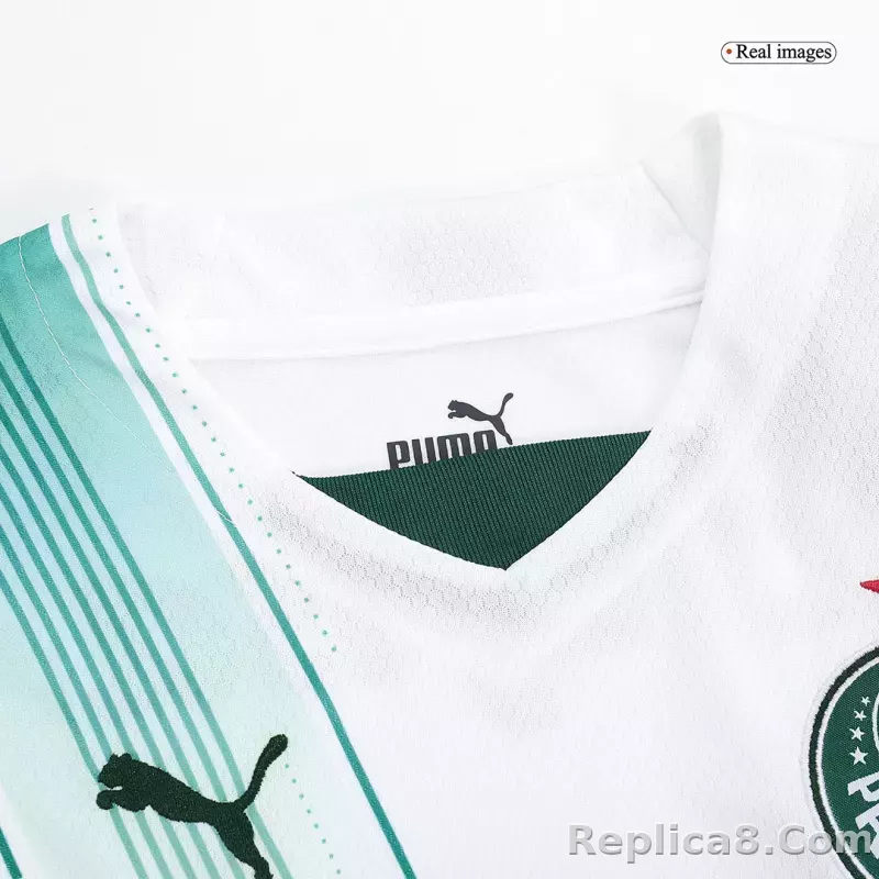 23-24 SE Palmeiras Away Kids Kit Jersey+Shorts - detail
