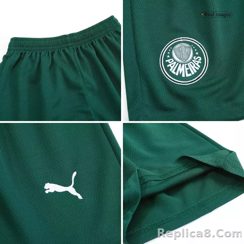 23-24 SE Palmeiras Away Kids Kit Jersey+Shorts - detail