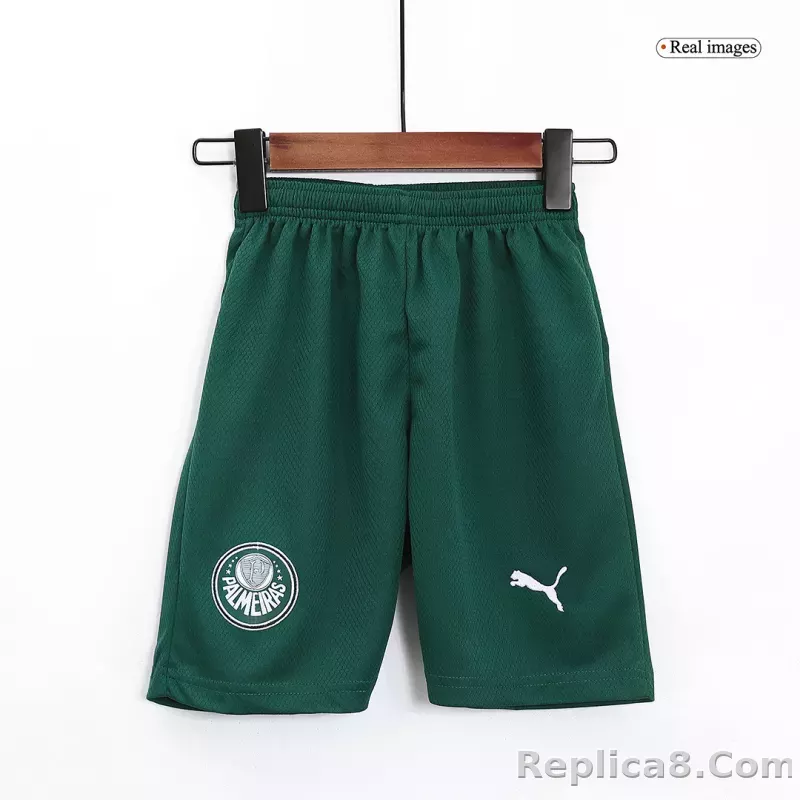 23-24 SE Palmeiras Away Kids Kit Jersey+Shorts - detail