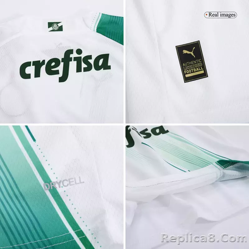 23-24 SE Palmeiras Away Kids Kit Jersey+Shorts - detail