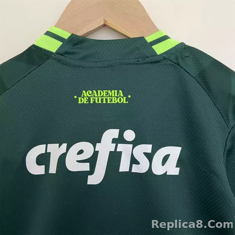 23-24 SE Palmeiras Home Kids Kit Jersey+Shorts - detail