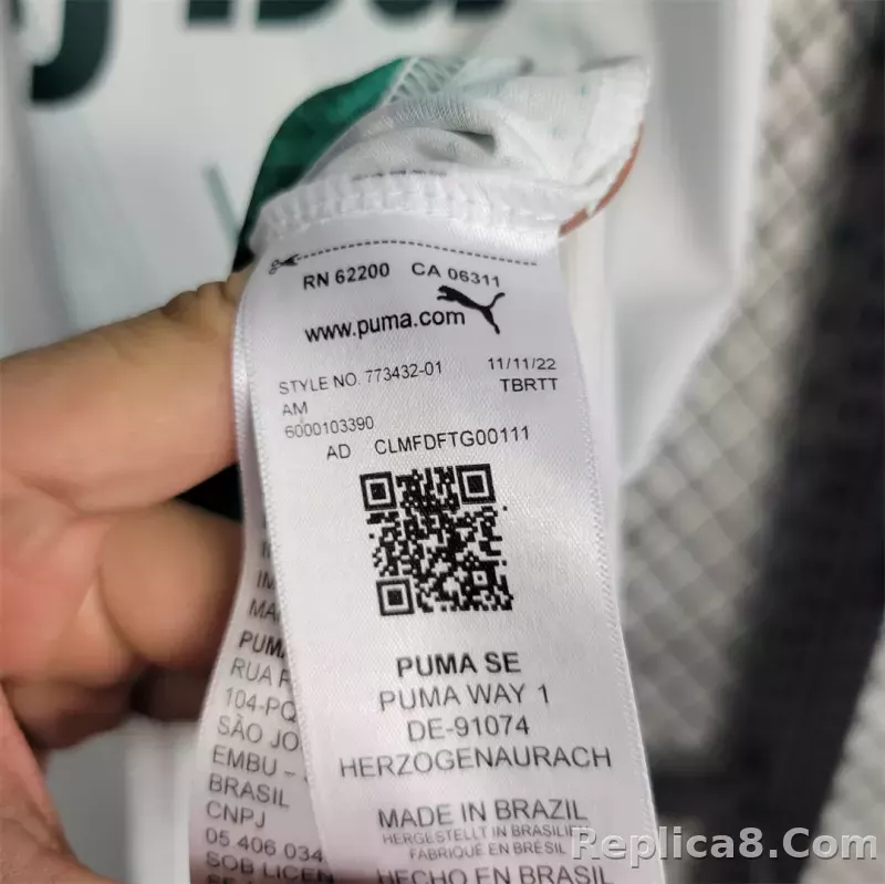 23-24 SE Palmeiras Away Jersey Fan Edition - detail