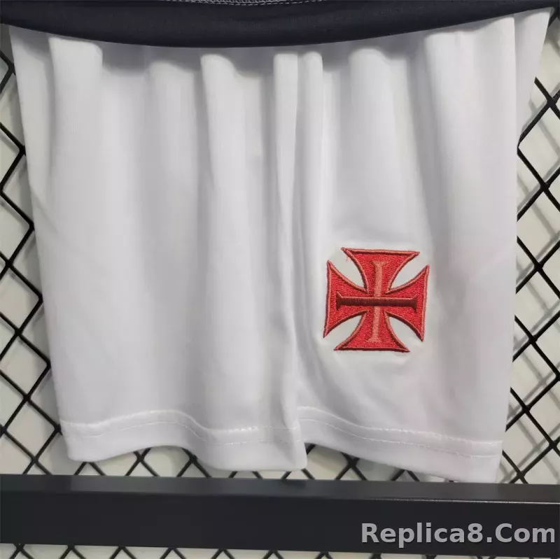 23-24 Vasco da Gama Away Kids Kit Jersey+Shorts - detail