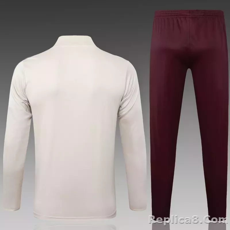 25-26 Ajax Zipper Sweat Kit(Top+Pants) Off White - detail