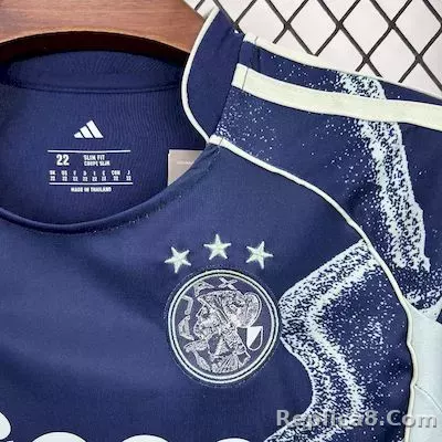 25-26 Ajax Away Soccer Kids Kit Jersey+Shorts - detail