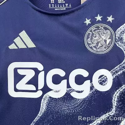25-26 Ajax Away Soccer Kids Kit Jersey+Shorts - detail
