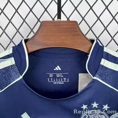 25-26 Ajax Away Soccer Kids Kit Jersey+Shorts - detail