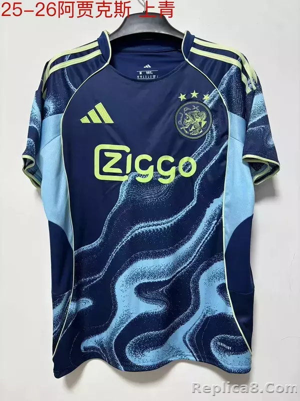 25-26 Ajax Away Soccer Jersey