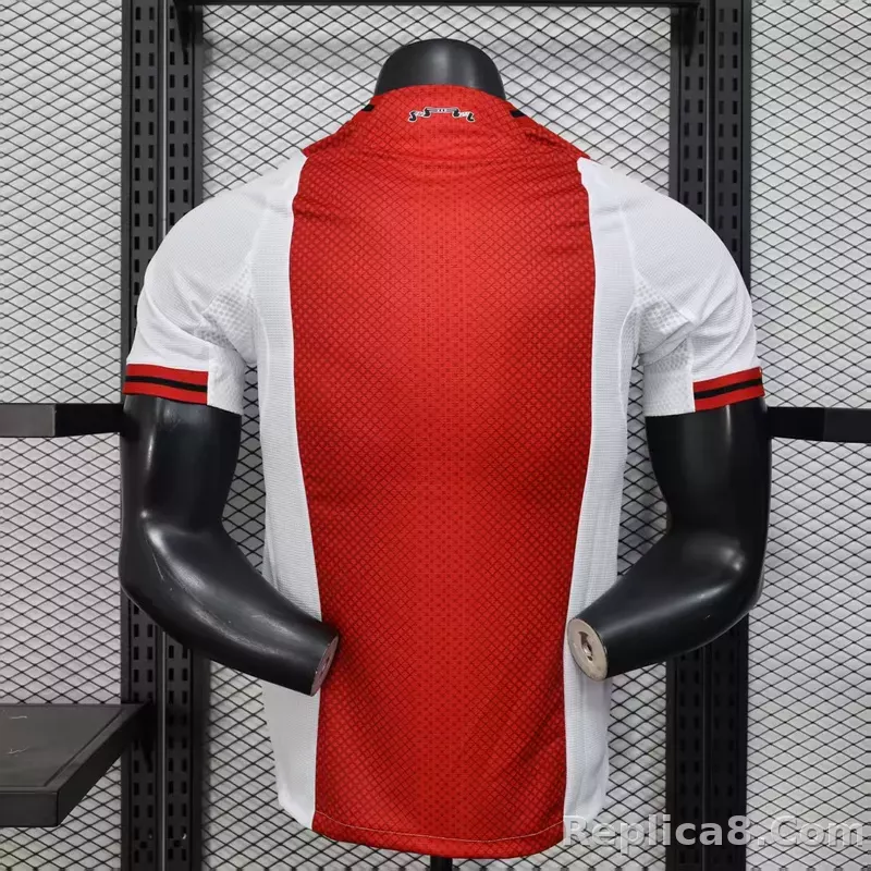 25-26 Ajax Home Soccer Jersey Player Version - detail
