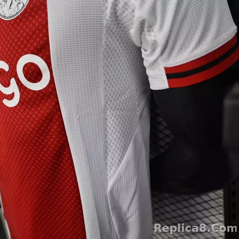 25-26 Ajax Home Soccer Jersey Player Version - detail