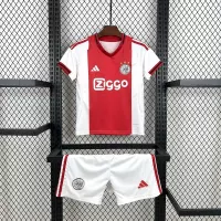 25-26 Ajax Home Soccer Kids Kit Jersey+Shorts - view 1