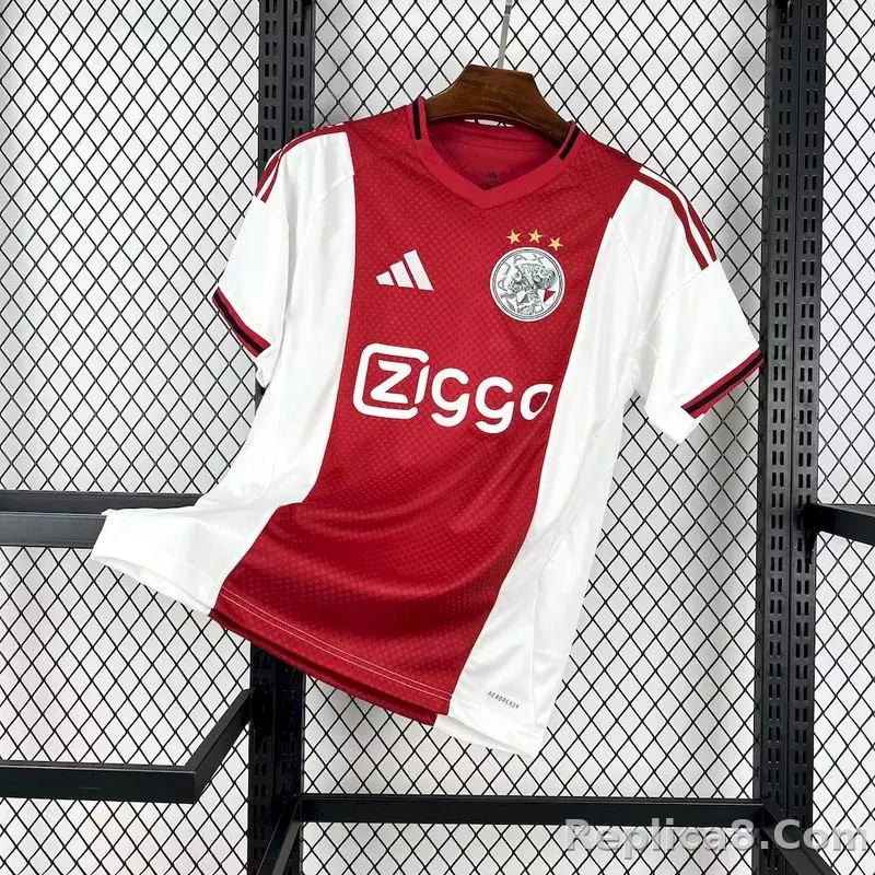 25-26 Ajax Home Soccer Jersey