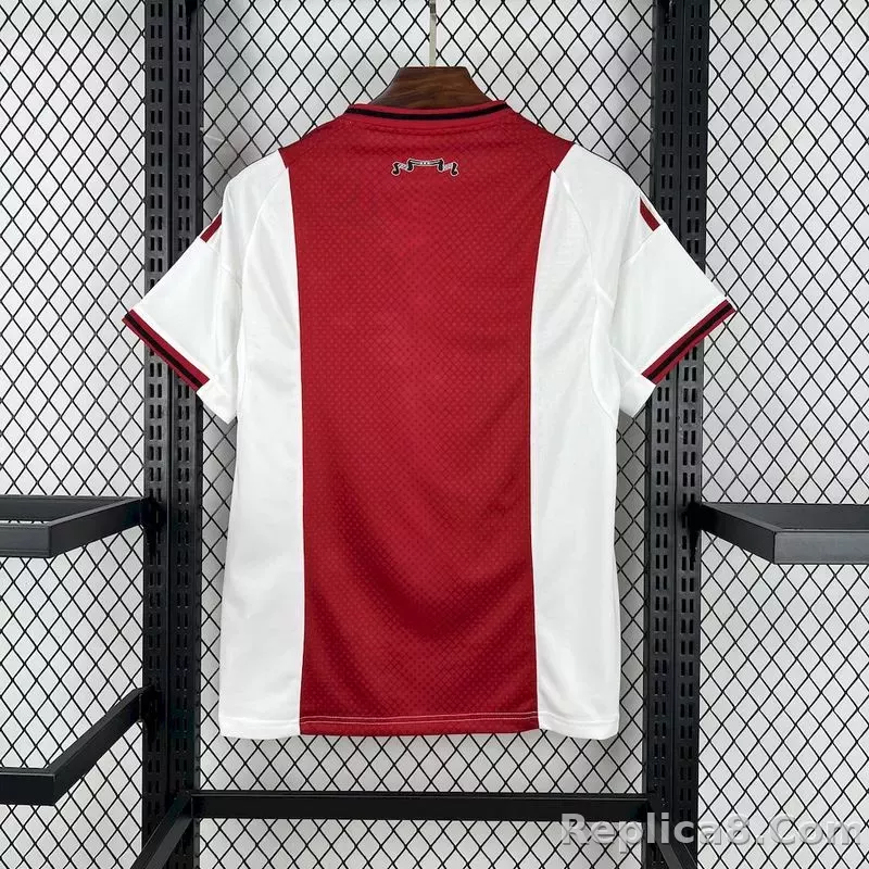 25-26 Ajax Home Soccer Jersey - detail