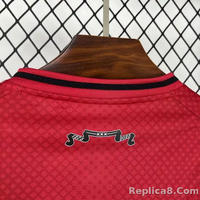 25-26 Ajax Home Soccer Jersey - detail