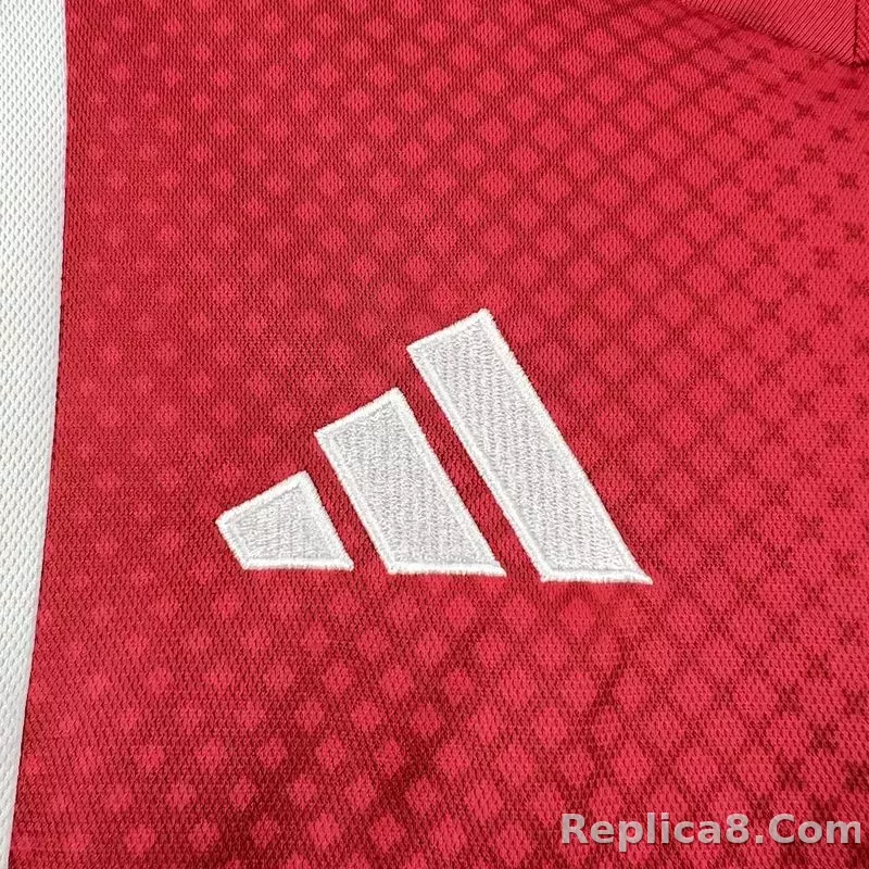 25-26 Ajax Home Soccer Jersey - detail