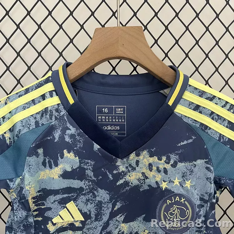 24-25 Ajax Away Kids Kit Jersey+Shorts - detail