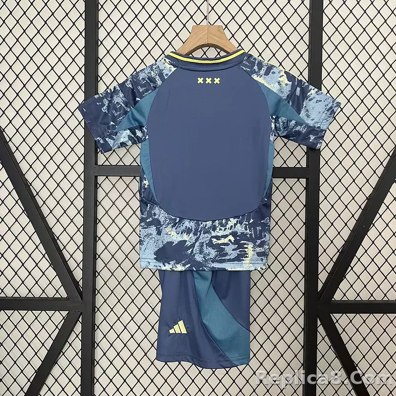 24-25 Ajax Away Kids Kit Jersey+Shorts - detail