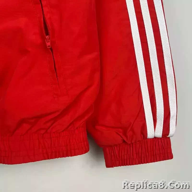 2023/2024 Ajax Reversible Windbreaker（Red-White）Soccer Jersey 1:1 Thai Quality - detail