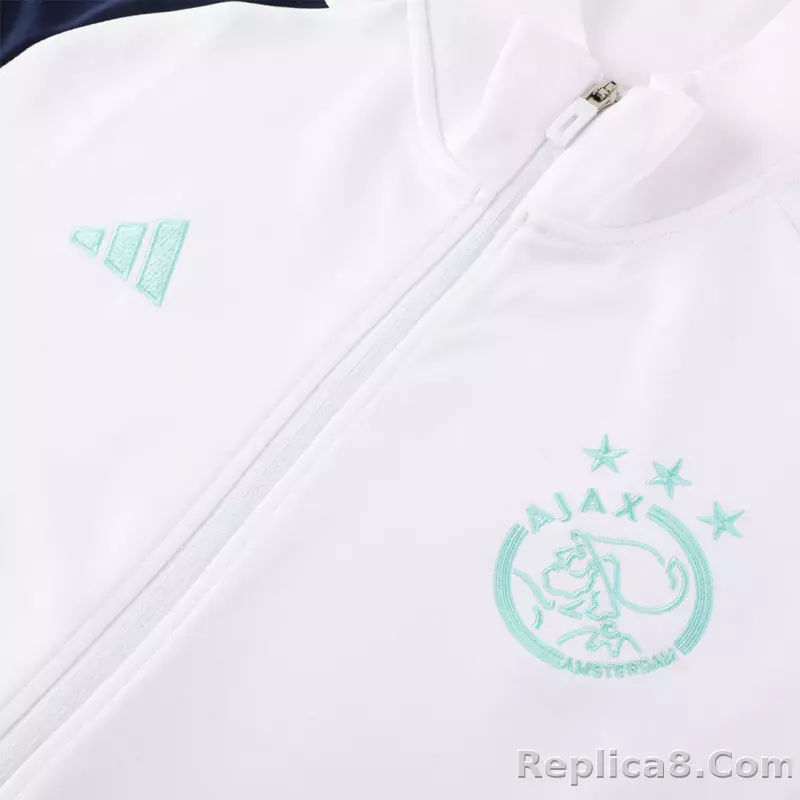 Ajax Training Kit (Jacket+Pants) White 2023/24 - detail